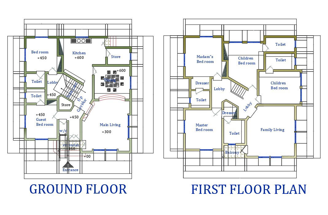 AutoCAD Architecture House Plan CAD Drawing