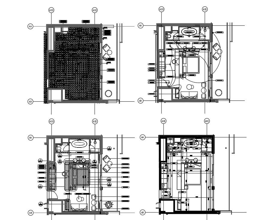 AutoCAD DWG 2D Drawing File shows details of the floor plan of the building.Download the AutoCAD DWG file now.