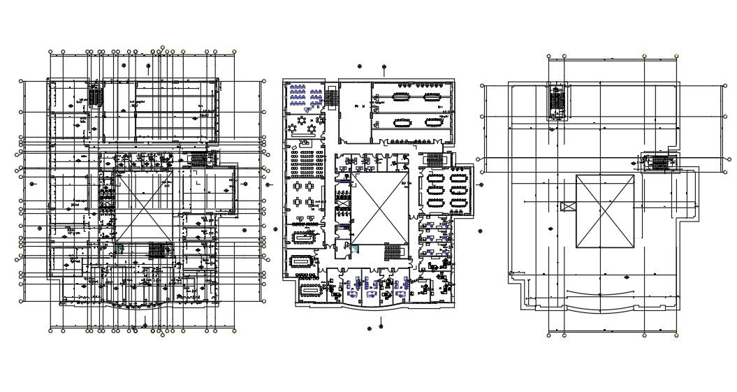 AutoCAD DWG 2D Drawing file of the college building floor plan and section details are available.Download the AutoCAD 2D DWG file.