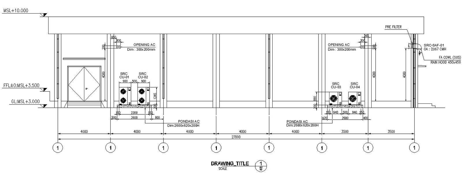 AutoCAD DWG drawing file of the drain pipe connection section plan details.Download the AutoCAD 2D DWG file.