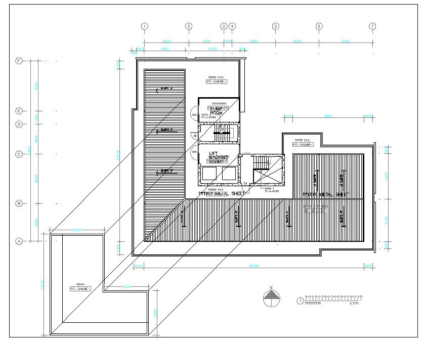 AutoCAD DWG file of Row shop building details available in this drawing file. Download the Autocad dwg file.