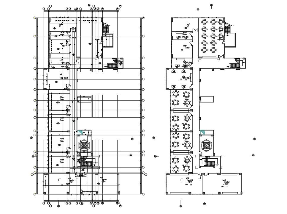 AutoCAD Drawing file of the Arts college building floor plan and section details.Download the AutoCAD 2D DWG file.