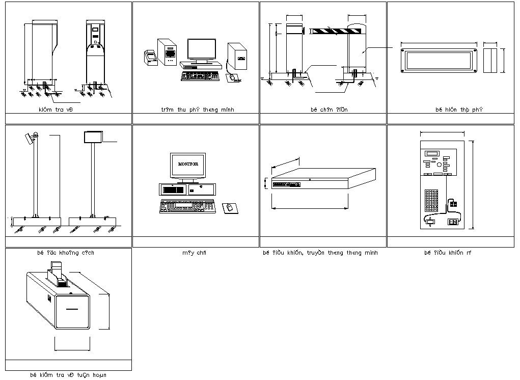 AutoCAD Drawing file showing the details of the vehicle Parking system machinery plan details.