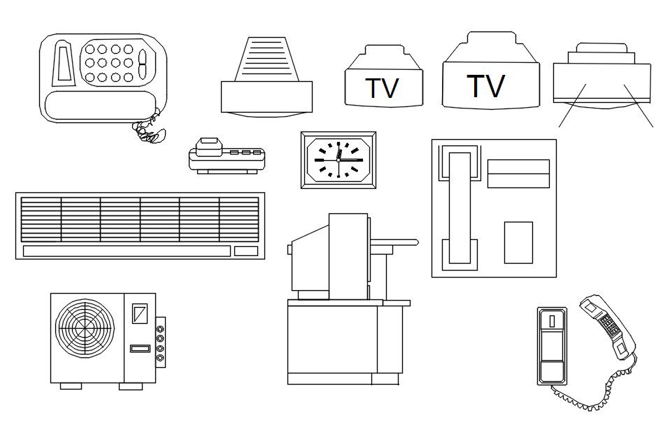 AutoCAD Electrical CAD blocks Free Download DWG File