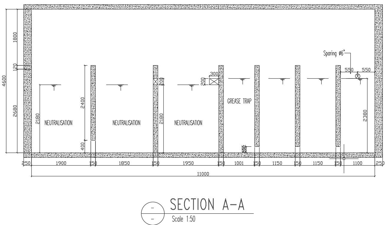 House Roof Beam Layout Plan for AutoCAD File Free Download