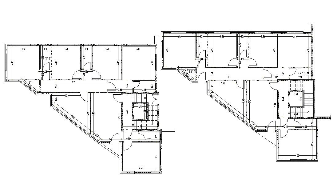 AutoCAD Office Floor PLan CAD Drawing DWG File