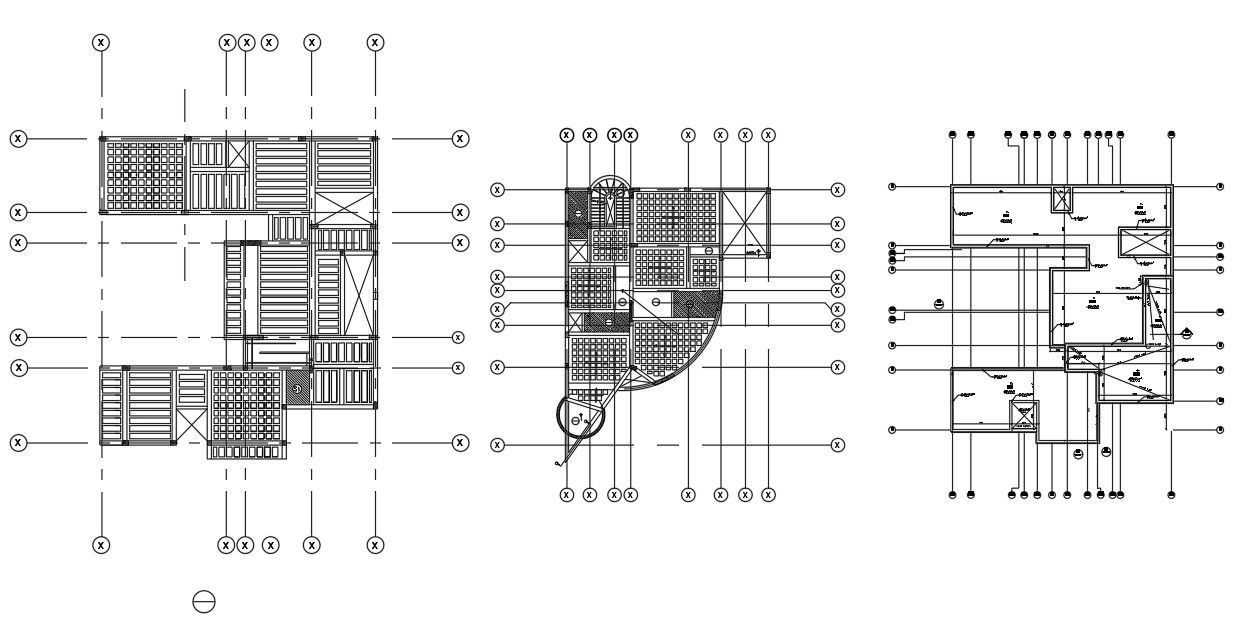 AutoCAD drawing file contains the details of the Ground floor single story house plan. Download Autocad DWG file.