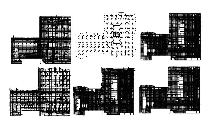 AutoCAD drawing of reinforcement details, dwg file, CAD file