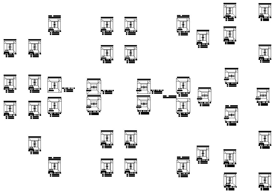AutoCAD file of the 2D drawing shows the details of the pillar drawing,Download the AutoCAD DWG file. 