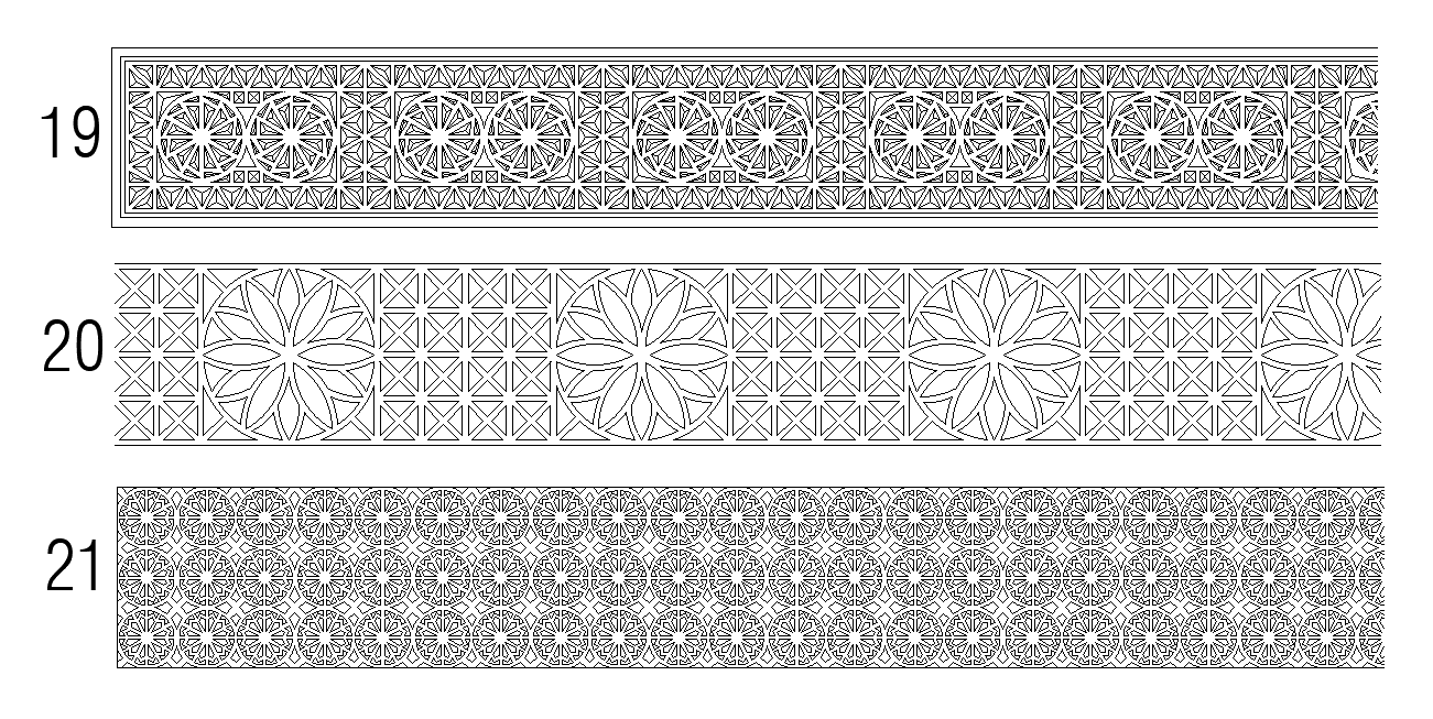 AutoCAD file shows the detail of staircase rail design models. Download now.