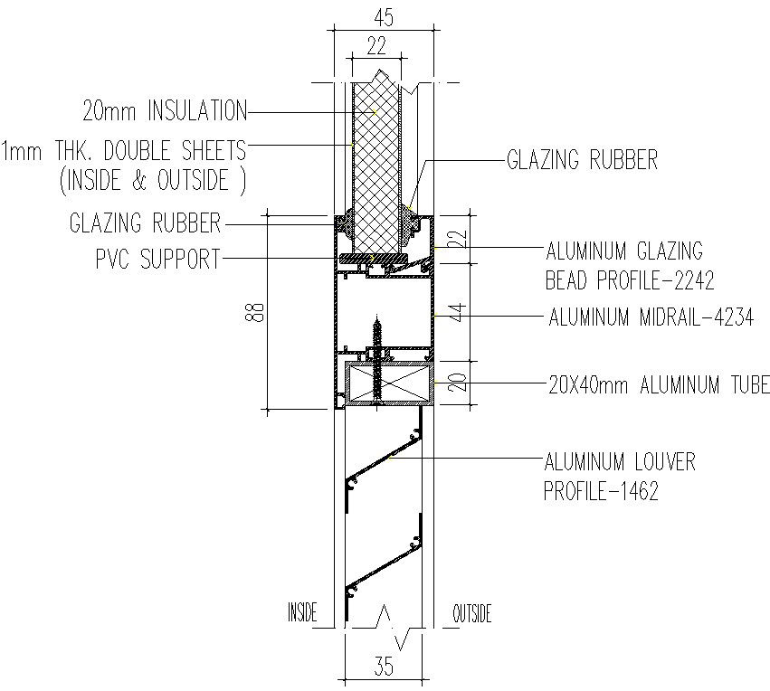 AutoCAD machinery drawing with details, CAD file, dwg file