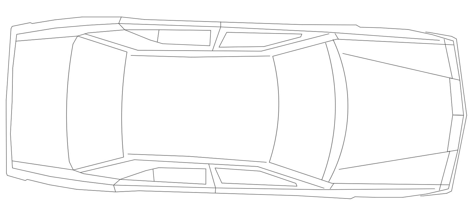 Autocad Block Of Car Plan DWG Free Download 
