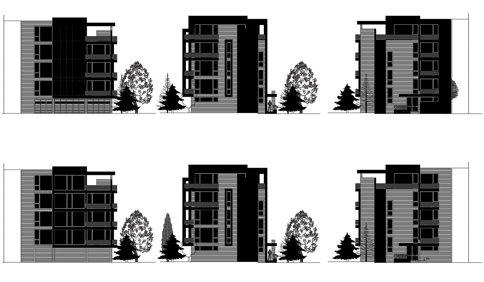 Autocad Drawing of a residential apartment 