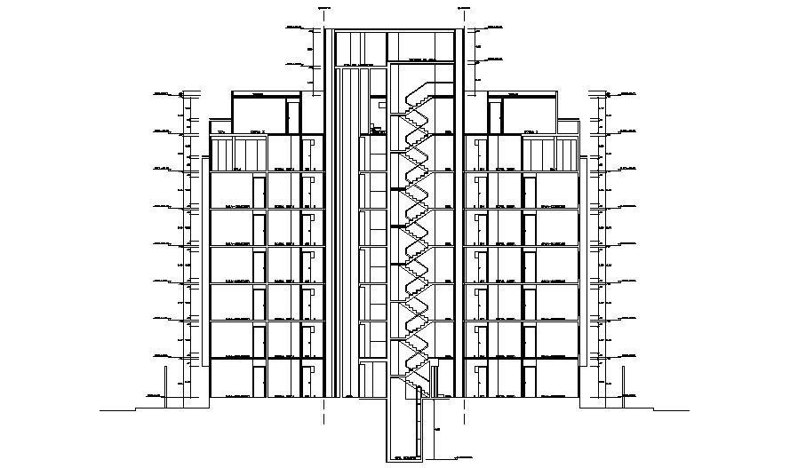 Download Free Building Elevation Drawing