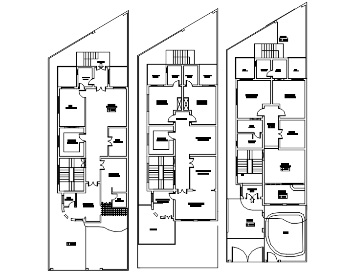 Autocad drawing of a house in AutoCAD