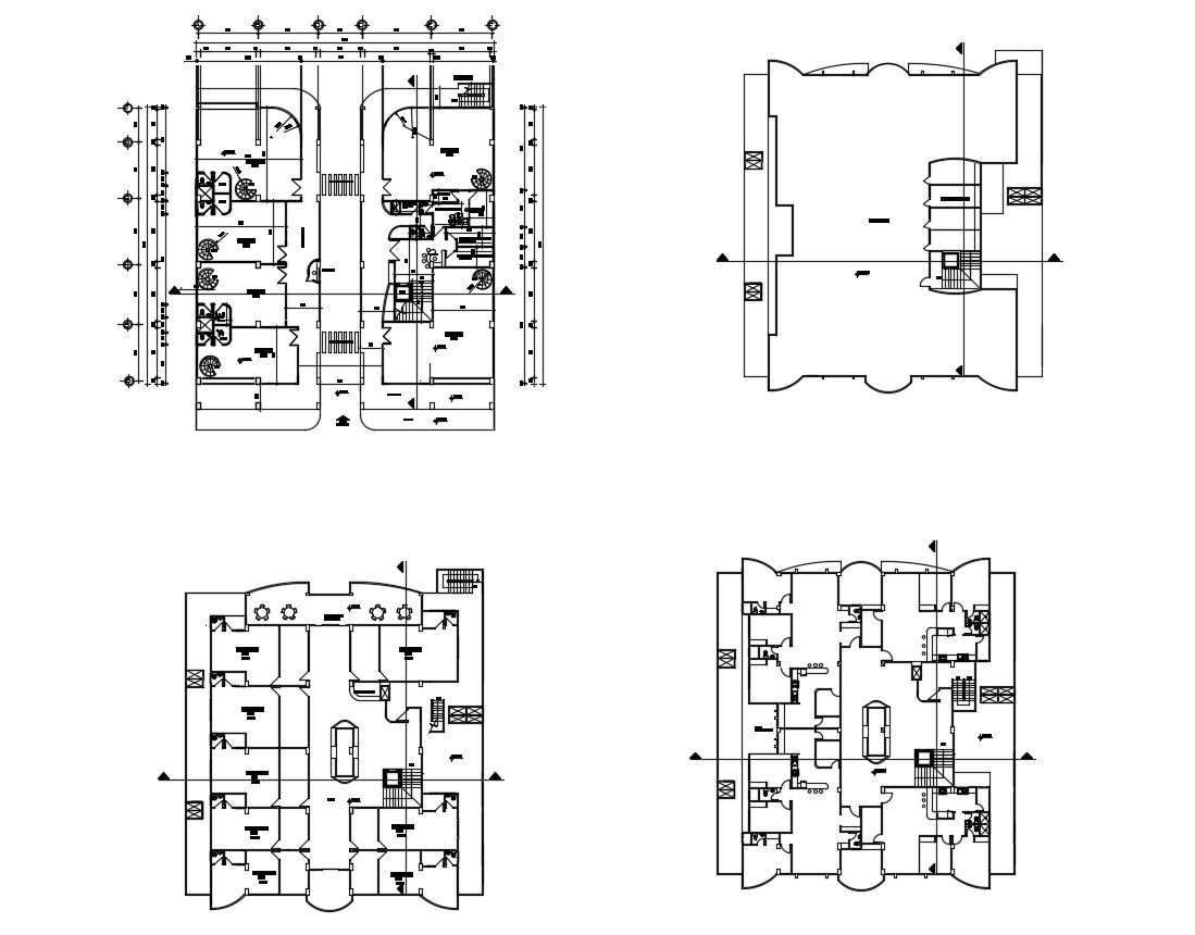 Autocad drawing of commercial building