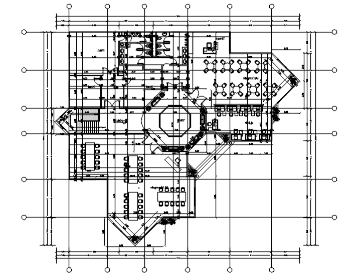 Autocad drawing of commercial office
