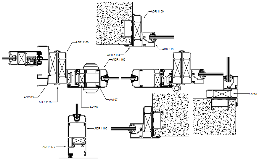 Autocad drawing of construction detail 
