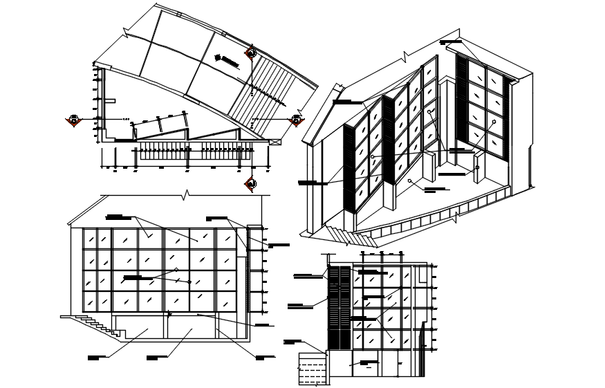 Autocad drawing of construction detail 