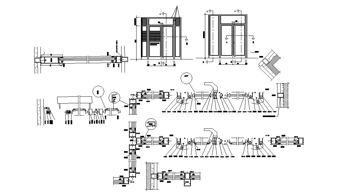 Furniture Detail Drawing In DWG File