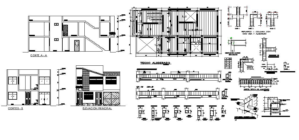 Autocad Residential Design in AutoCAD File