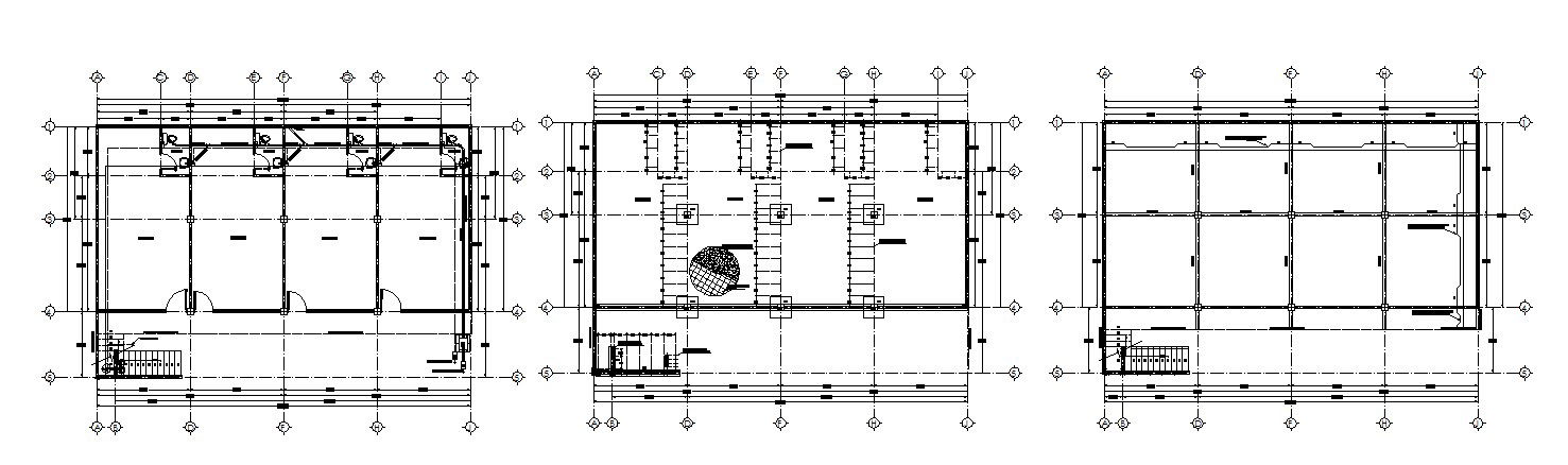 Autocad drawing of retail store