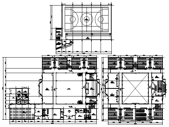 Autocad drawing of school layout 