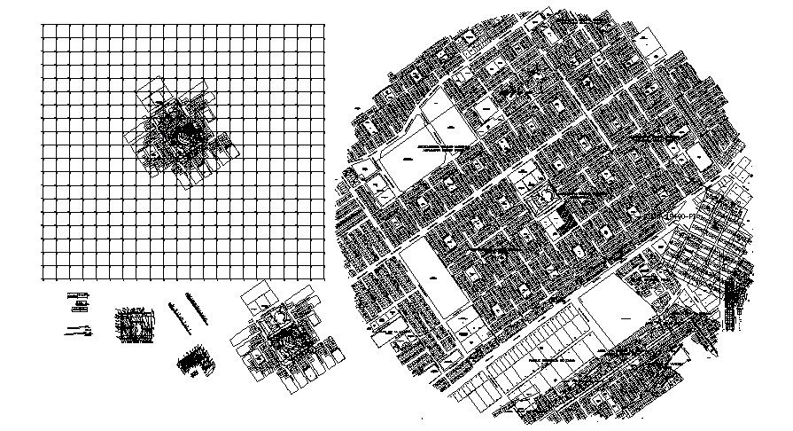 Autocad drawing of the house with detail dimension