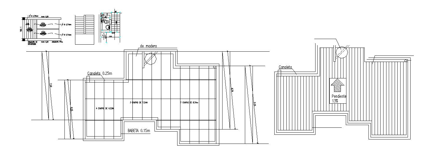 Autocad drawing of toilet layout 