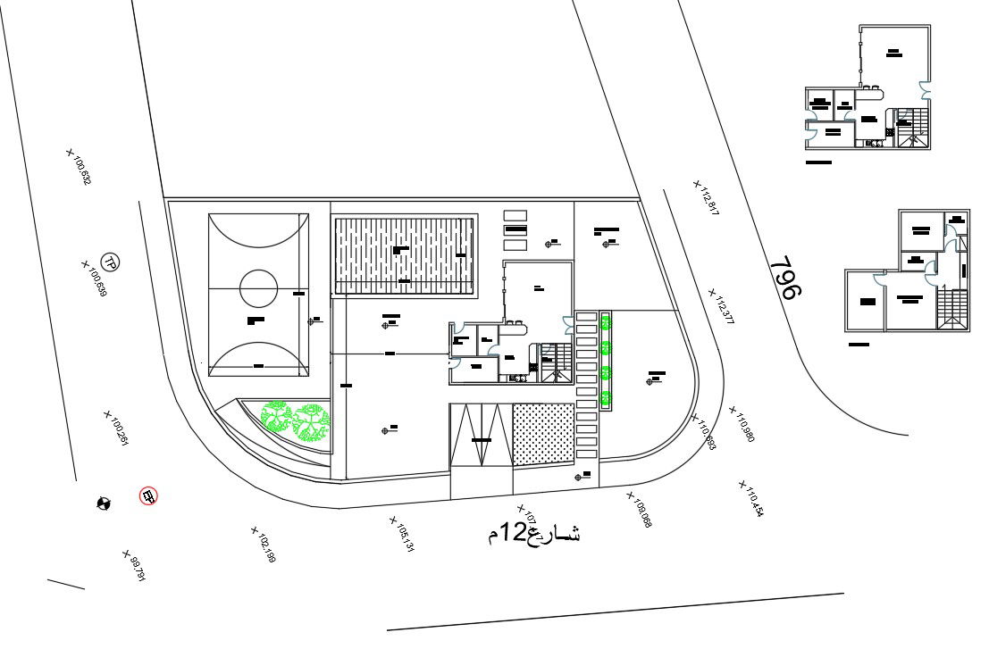Autocad 2D DWG drawing file has the house plan( Duplex house). Download the DWG drawing file.