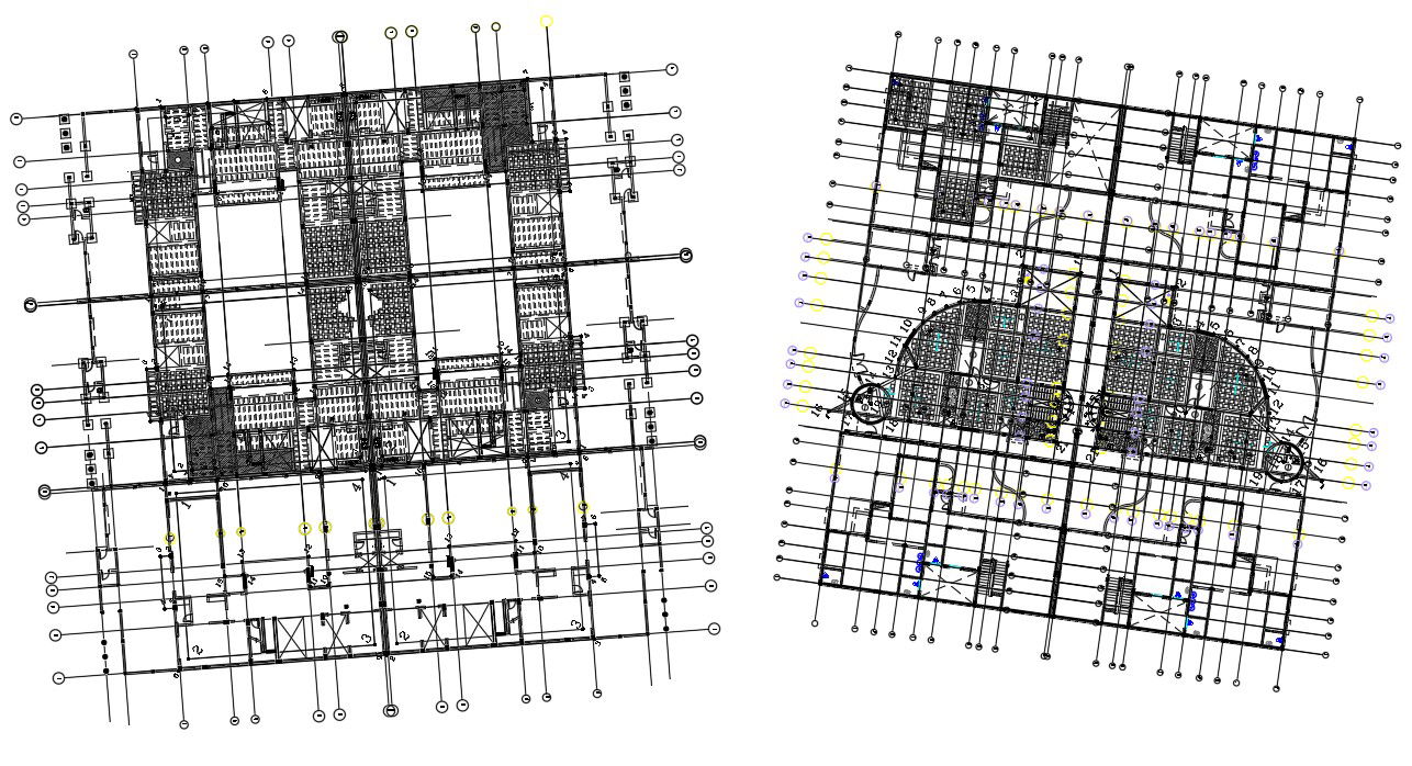 Autocad Drawing DWG contains the Villa Architectural floor layout plan.