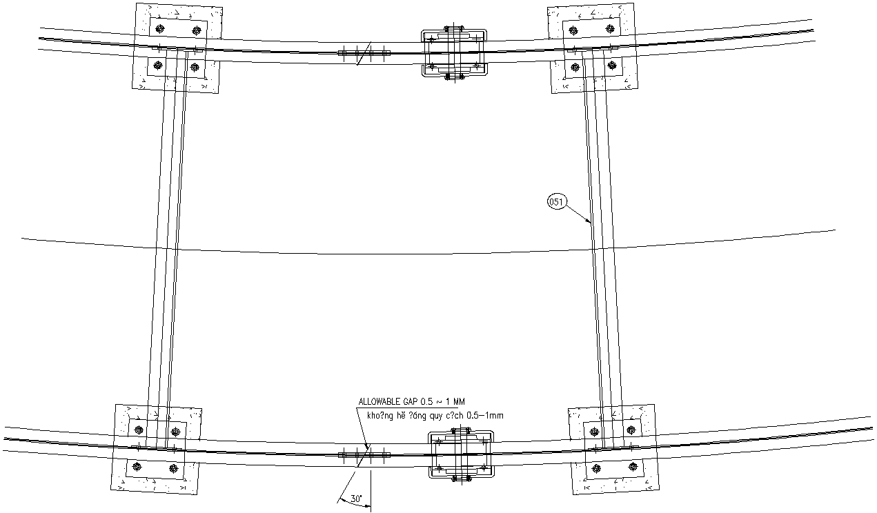 Autocad Drawing file Giving the details of the revolving system, another part of the traveling wheel assembly design. Download Autocad DWG file.