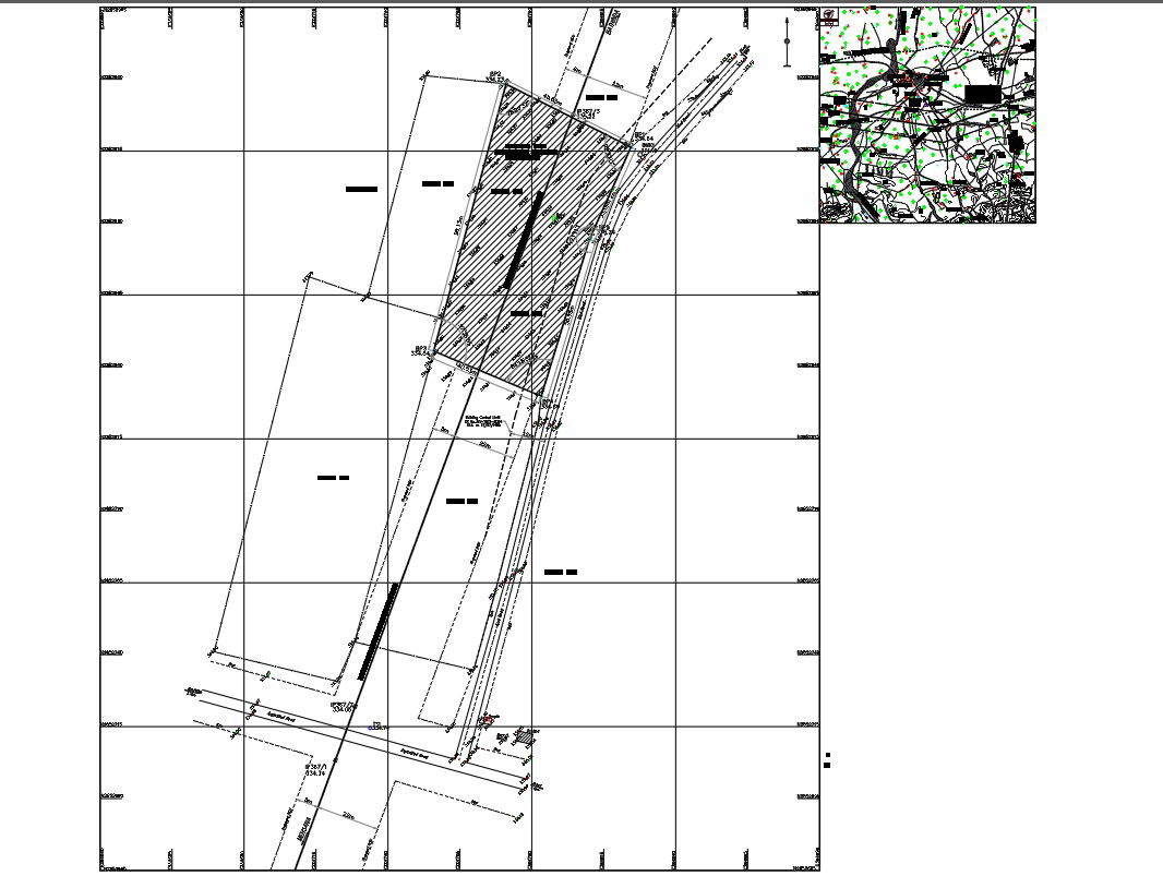 Autocad drawing file having the plan of Topographical Survey Plan for SECON GIGL MBPL SV-4008 Station.Download the DWG AutoCAD file.