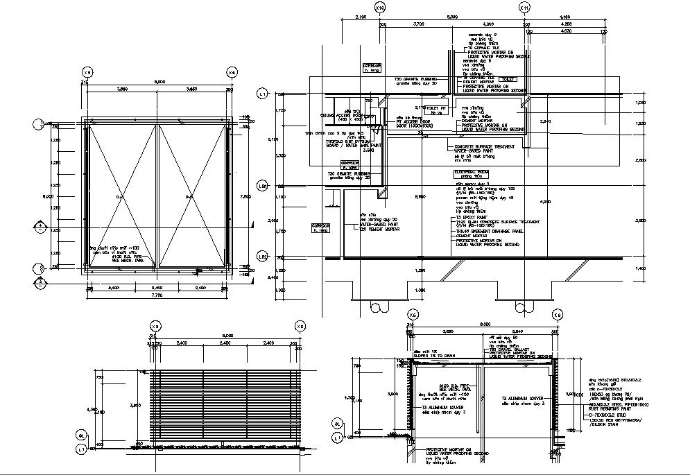 Autocad drawing file is given the Brief Section details of the Factory building,Download the DWG file.
