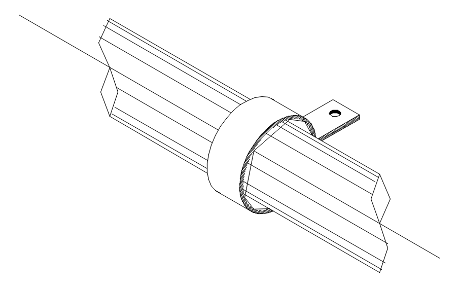 Axial drive shaft design in detail AutoCAD drawing, dwg file, CAD file