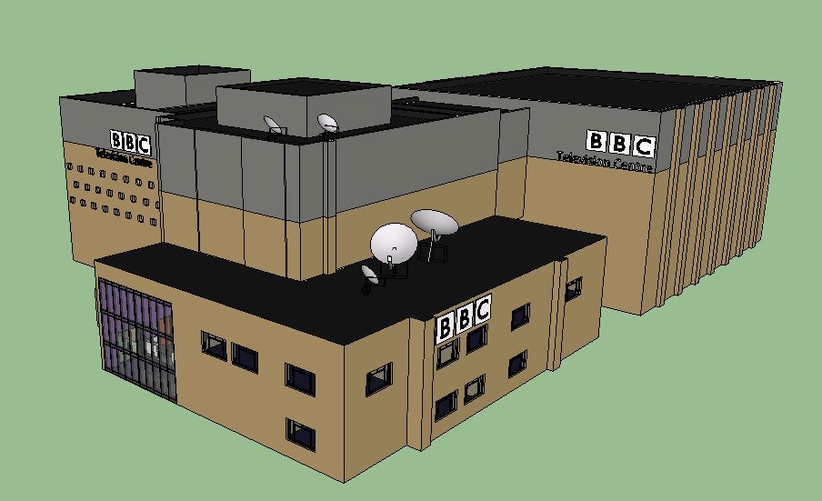 Internet Office 3D Interior CAD drawing Model with SKP Format File