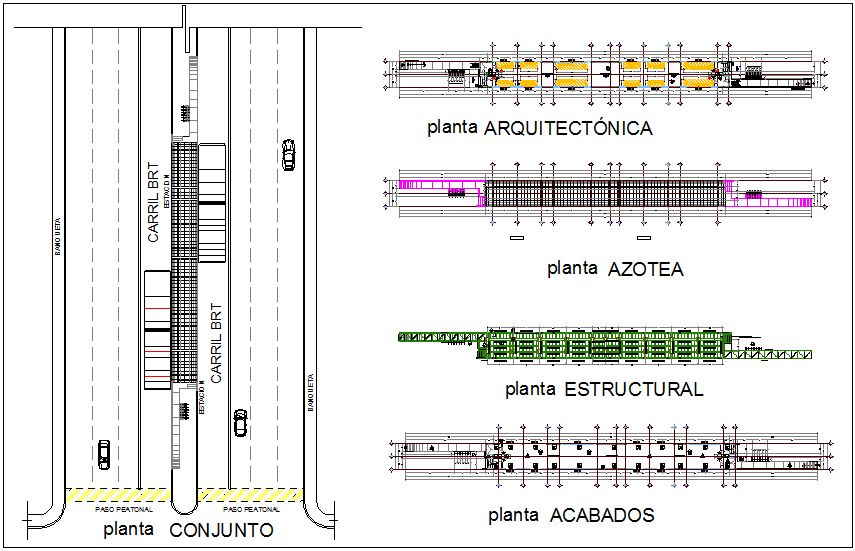 Architectural and Structural BRT Set Plan Download Available