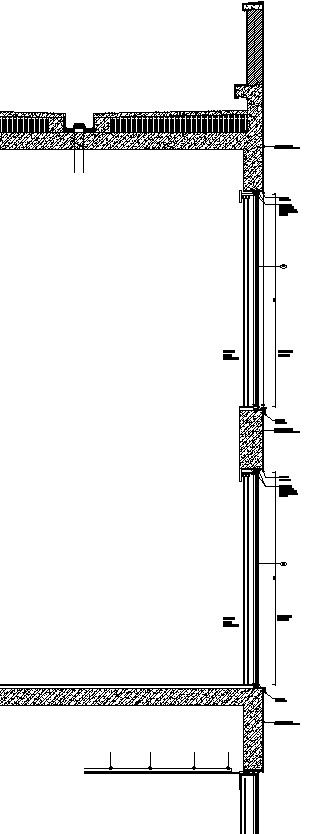 Backing rod of frame details in AutoCAD, dwg file.