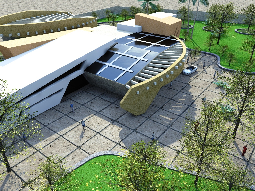 Bank Project Detail dwg file