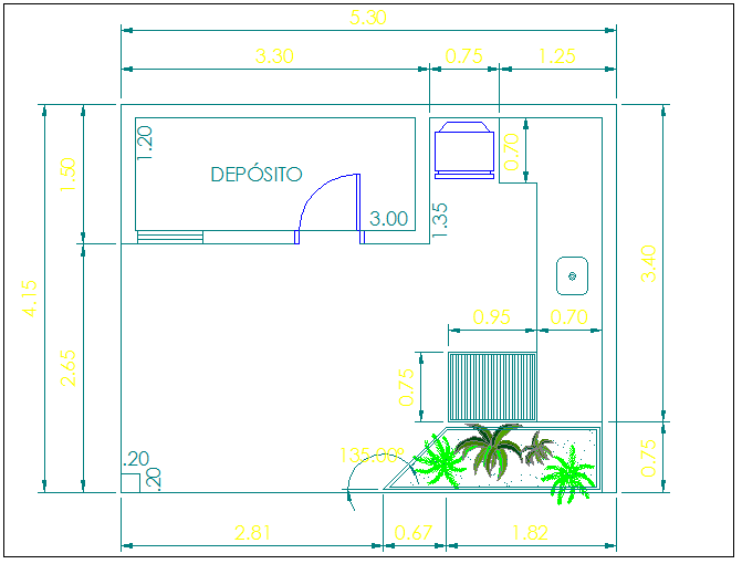 Barbecue restaurant architecture layout plan details dwg file