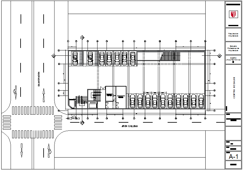 Basement plan for clinic dwg file