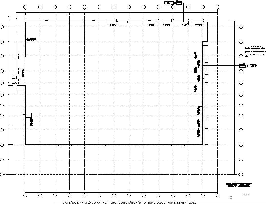 Basement Wall layout. 