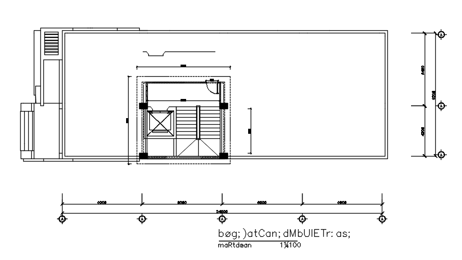 Basement floor plan of hotel in detail AutoCAD drawing, dwg file, CAD file