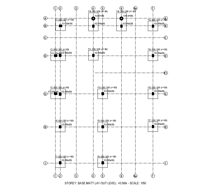 Basement layout of 12x18m house plan is given in this Autocad drawing file.Download now.