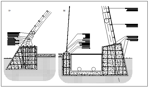 Bases for metal structure design drawing