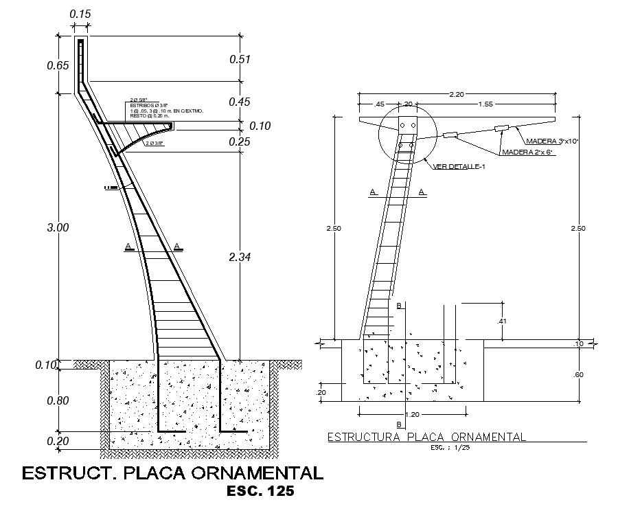 Basketball Hoop Section AutoCAD Drawing Download DWG File