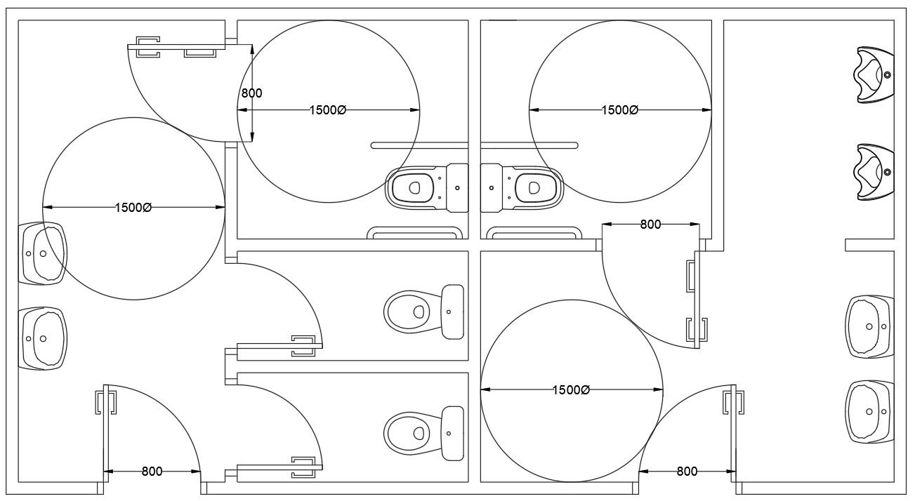 Bath Room Sanitary Equipment Design