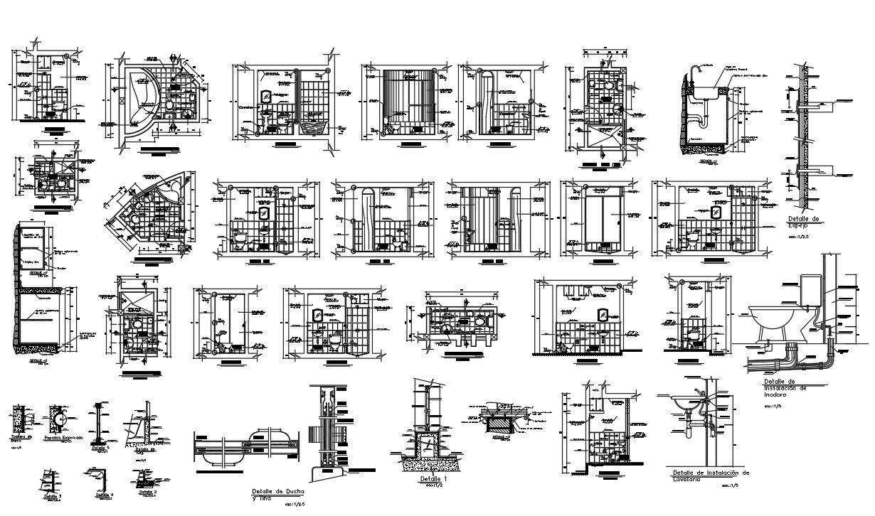 Bathroom & toilet details