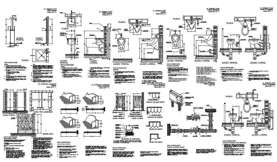 Bathroom & toilet Ware Block file