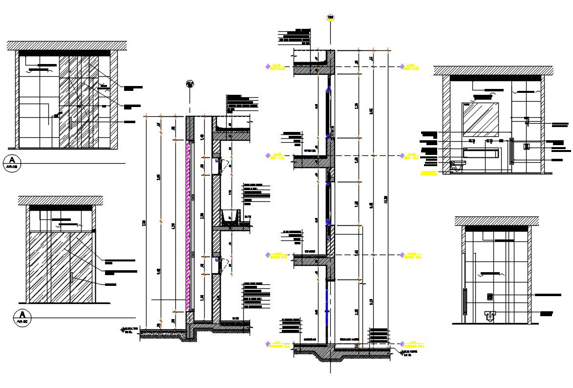 Bathroom Plan DWG File